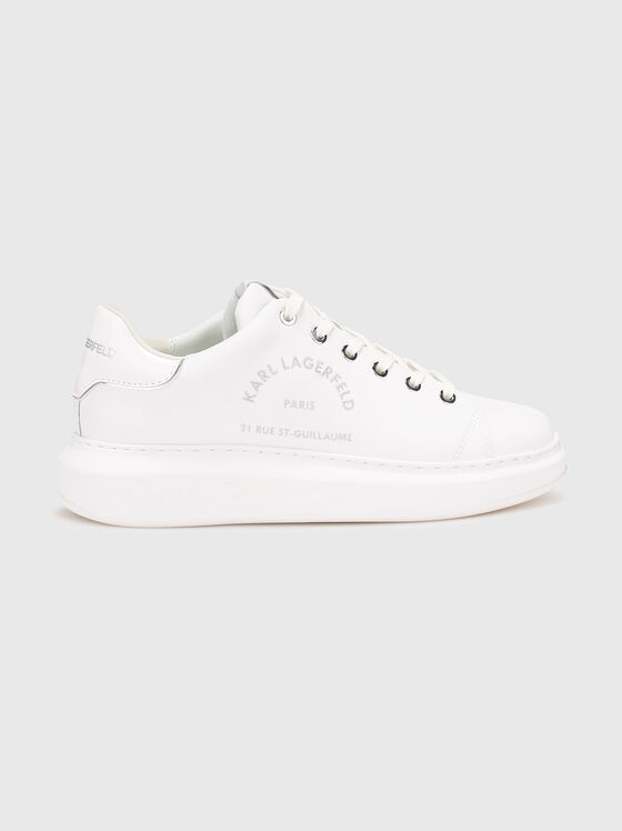 Adidași KAPRI cu detaliu logo argintiu - 1