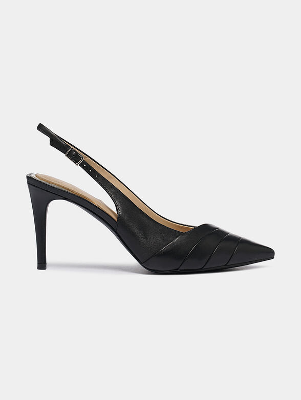 Genuine leather stilleto shoes - 1
