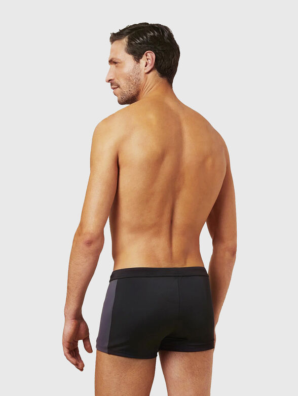 PASSEPARTOUT swim trunks in black - 2