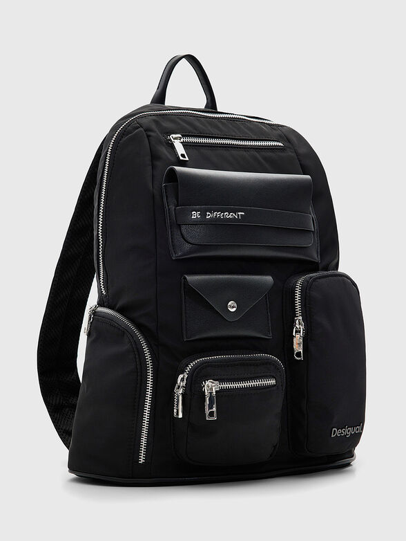 Backpack with accent pockets - 4