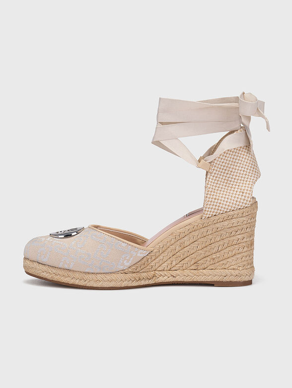 DAMITA 04 espadrilles with logo print - 4