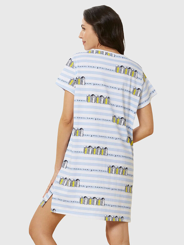 SEA YOU SOON cotton nightgown with print - 2