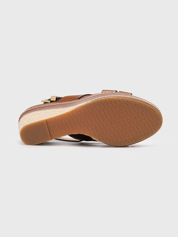 NORA platform sandals in leather - 5