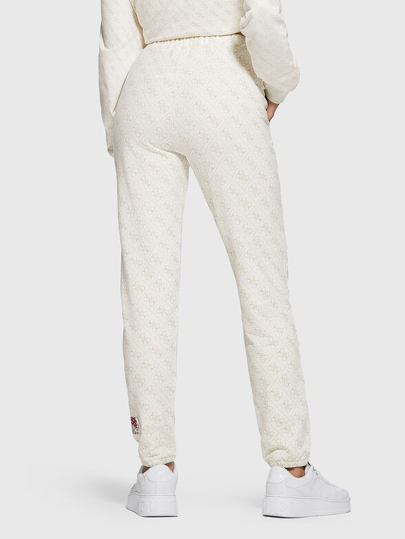 4G BANKSY Brown sports trousers - 2