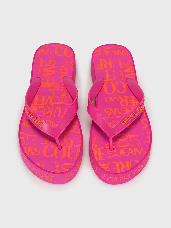 FONDO slippers in fucsia color - 6