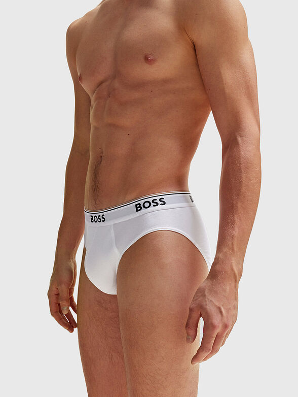 Three-pack of briefs with logo accents - 6