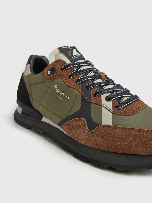 BRIT PRINT sports shoes with multicoloured inserts - 2