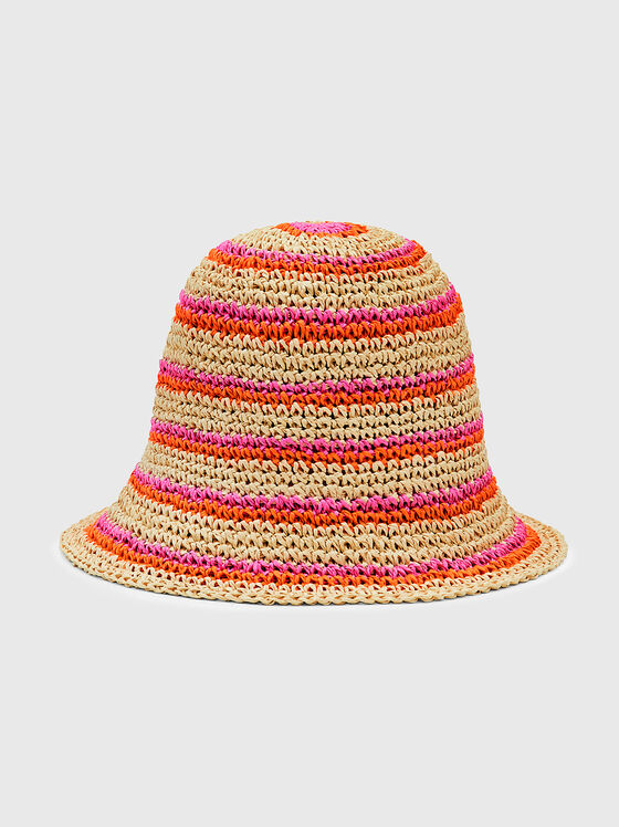 Striped bucket hat - 1