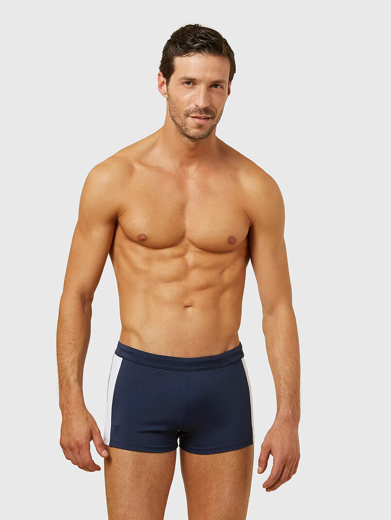 PASSEPARTOUT swim trunks in black - 3