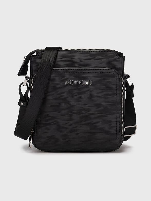 MESSANGER black bag with logo accent - 1