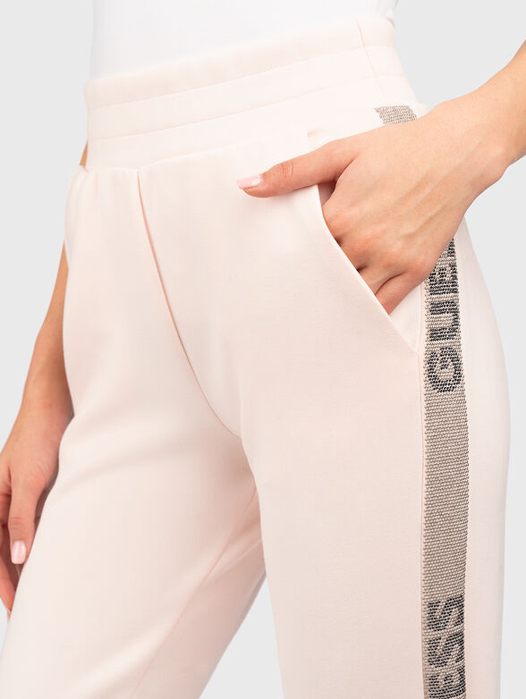 VICTOIRE SCUBA sweatpants in beige - 3