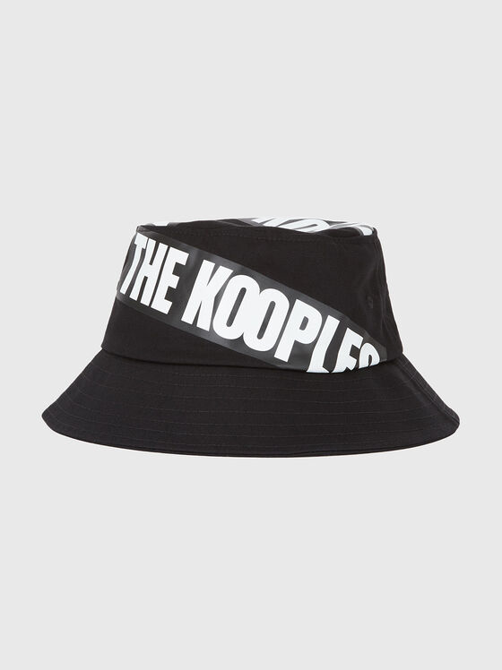Bucket hat with logo print - 1