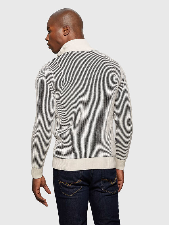 Knitted cardigan with logo detail - 3