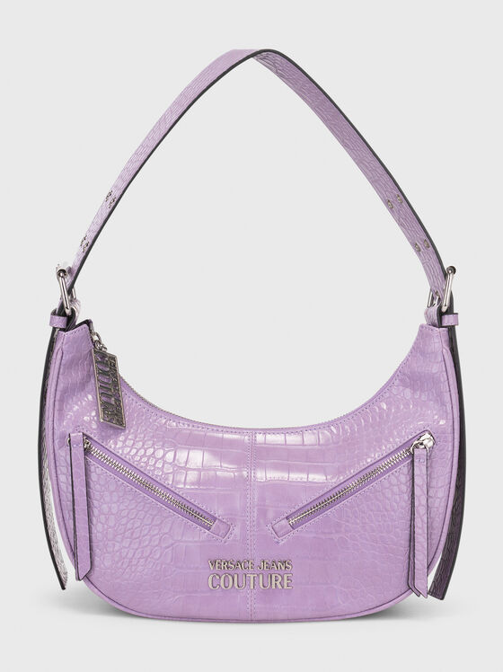 Croc-effect shoulder bag  - 1