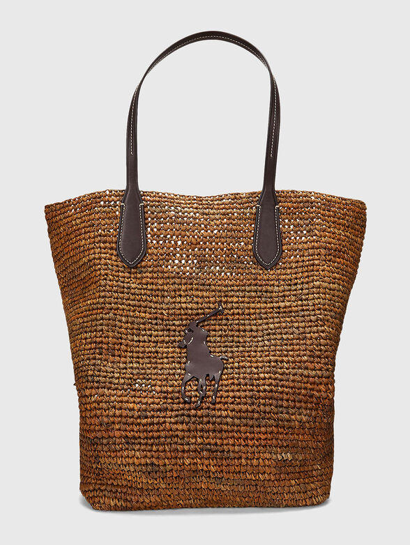 Raffia large tote bag - 1