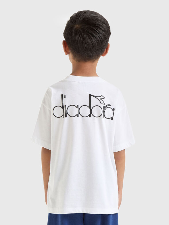 White T-shirt with  print - 3