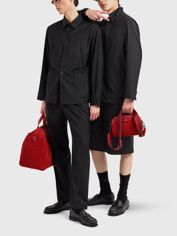 Black wool jacket - 2