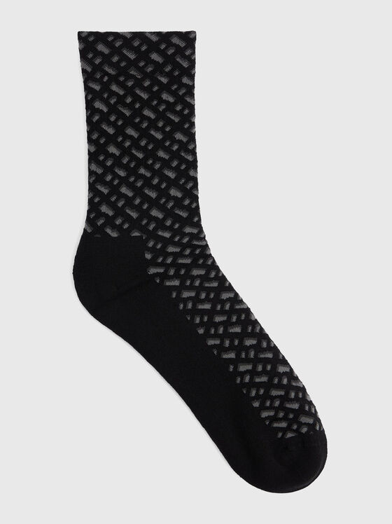 Socks with monogram print - 1