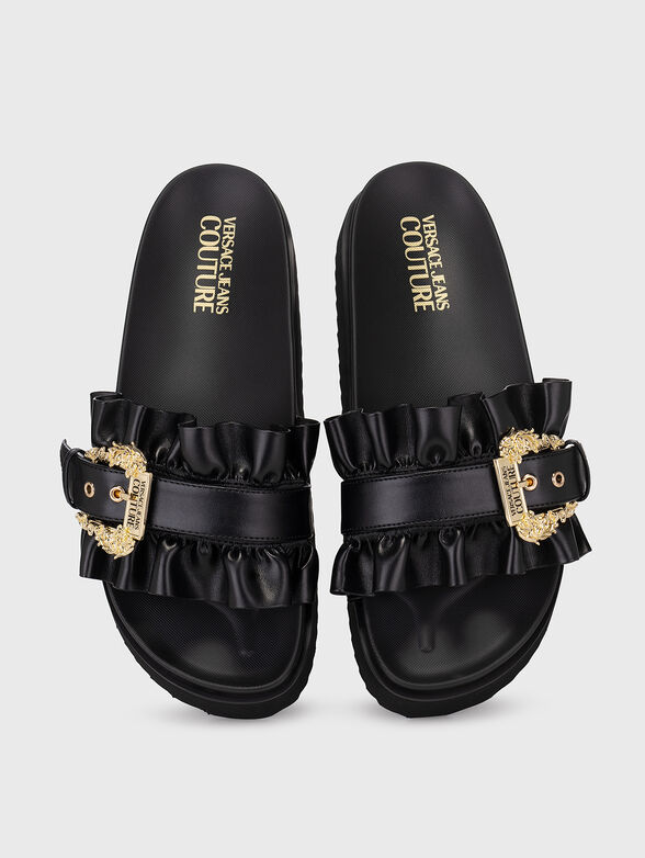 ARIZONA slippers with accent buckle - 6