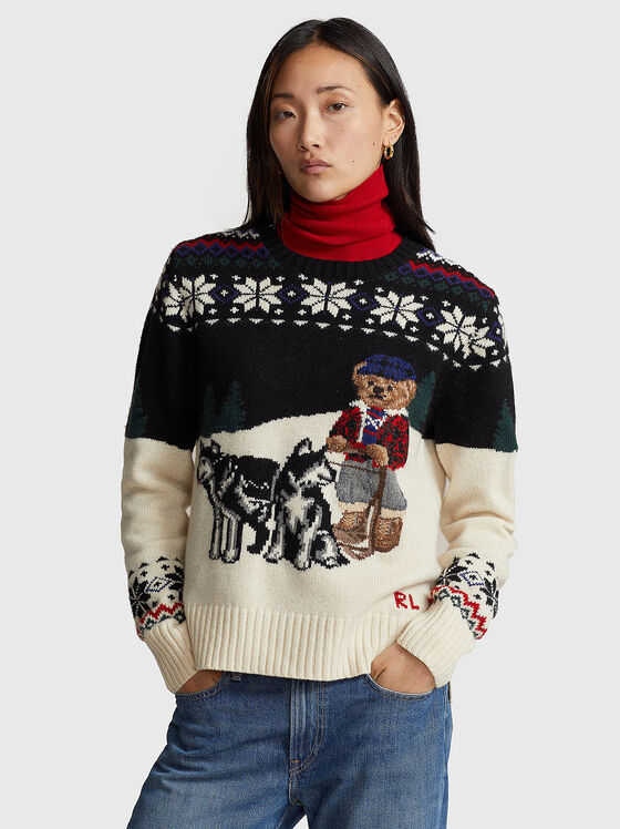 Sweater in wool blend - 1