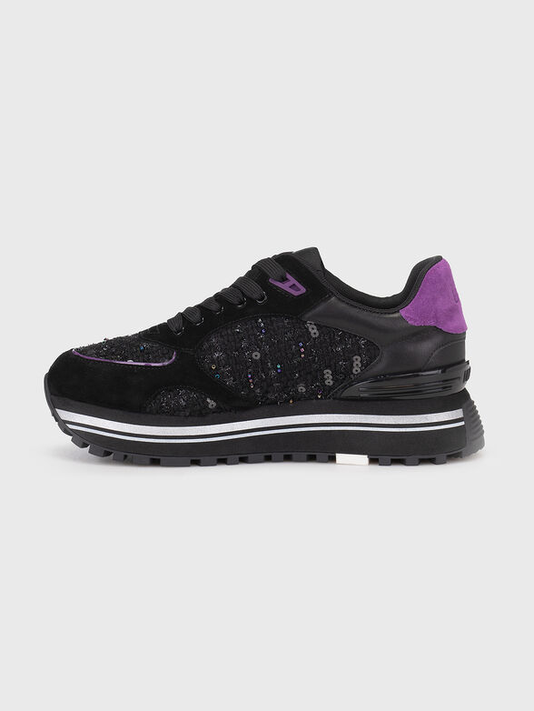 Sneakers with purple details - 4