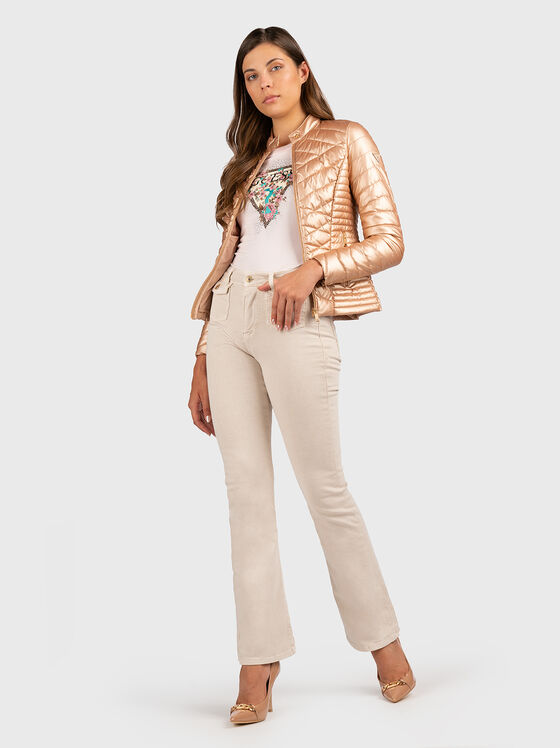 Tricou CHERRY FLOWER cu cristale - 2