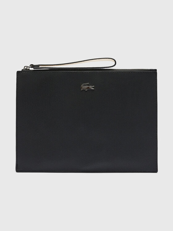 Clutch ANNA negru cu logo - 1