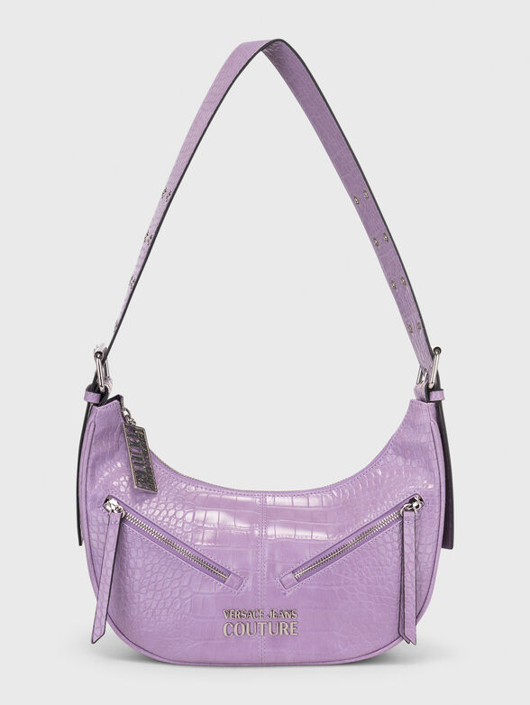 Croc-effect shoulder bag  - 4