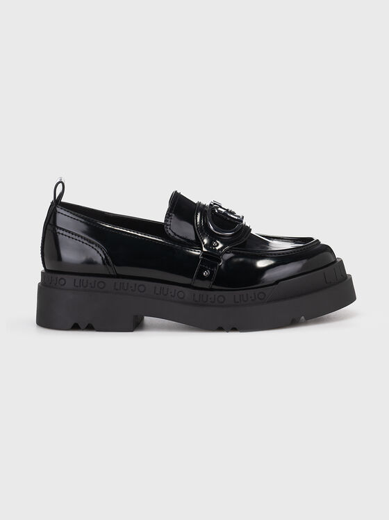 LOVE 41 black loafers - 1
