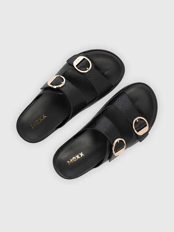 Slippers with golden details - 6