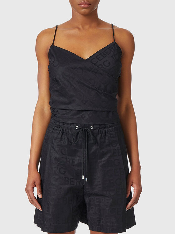 Cotton top with thin straps - 1