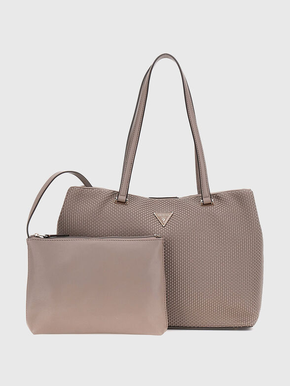 Beige bag with pouch - 1