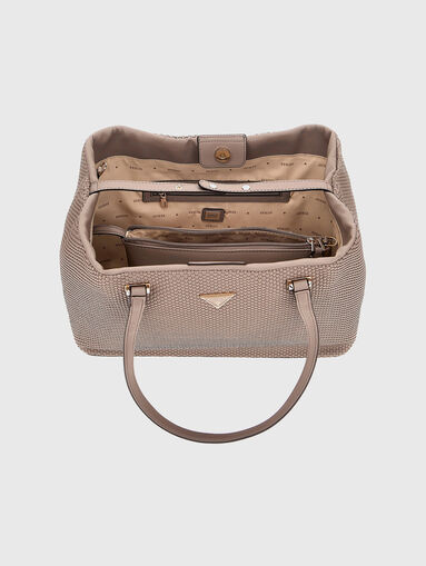 Beige bag with pouch - 5