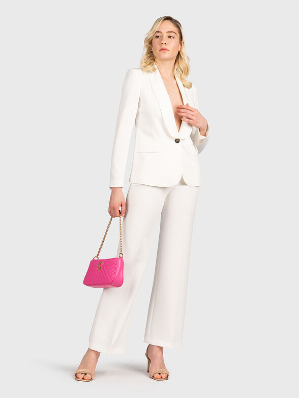 White jacket with gold buttons - 2