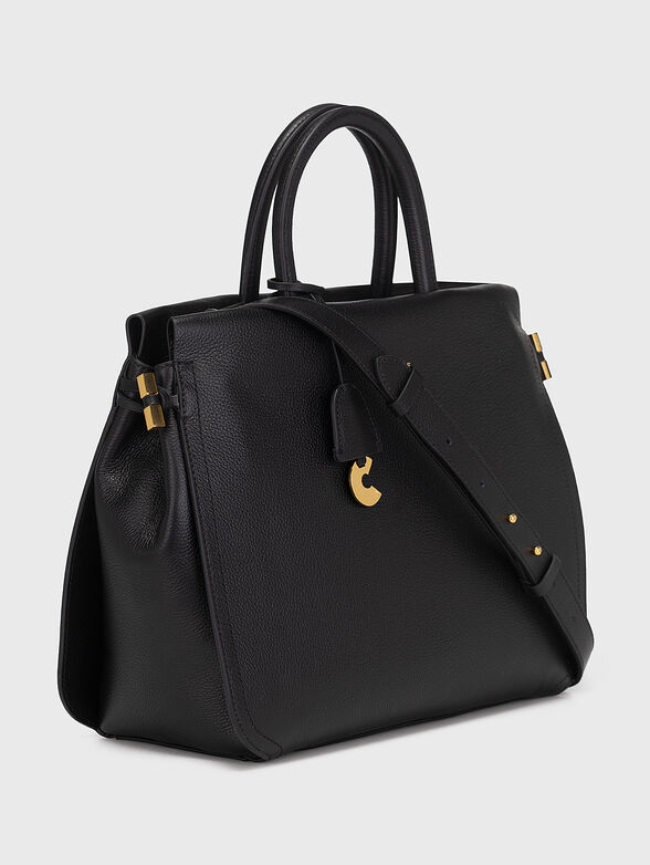 Leather bag in black - 4