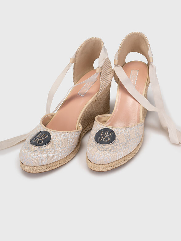 DAMITA 04 espadrilles with logo print - 6