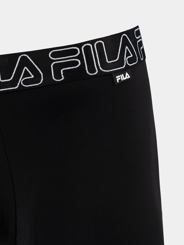 Black trunks with accent logo - 2