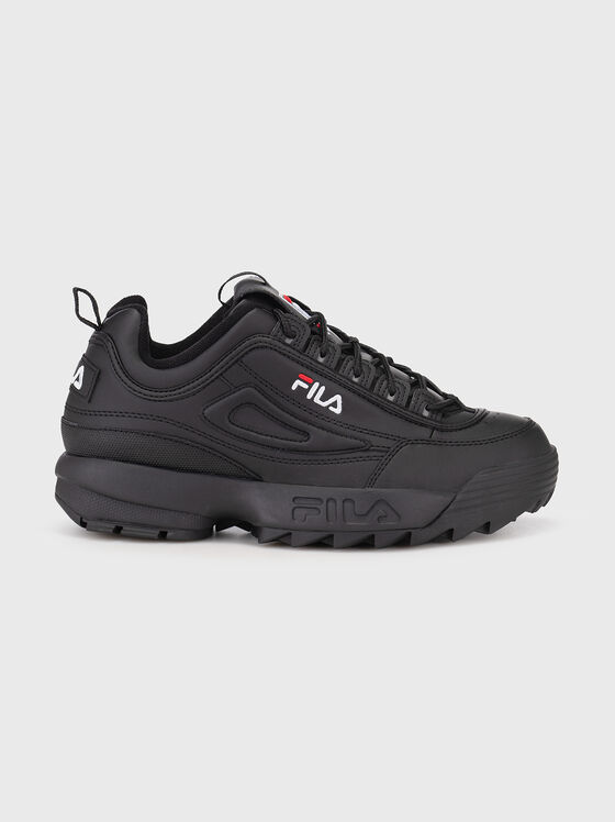 Adidași negri DISRUPTOR cu detaliu logo - 1