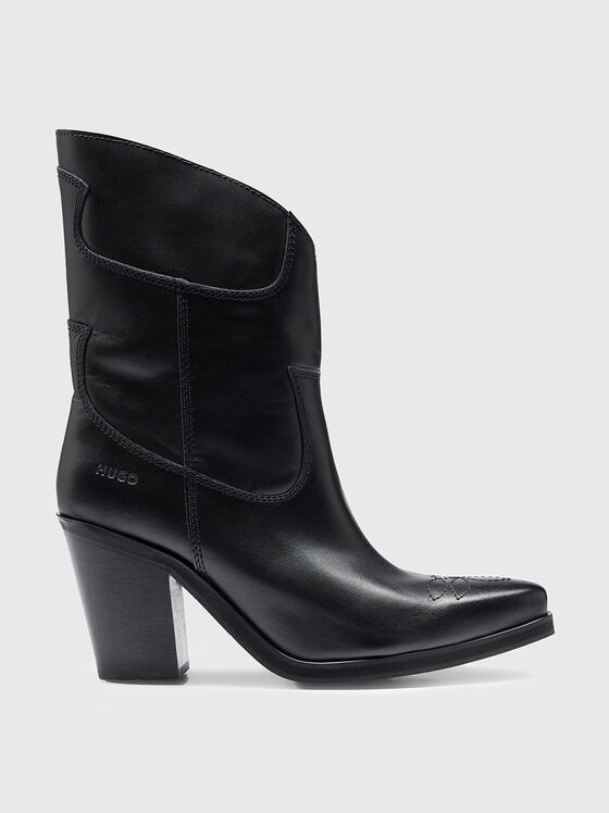 MILEY black heeled boots - 1