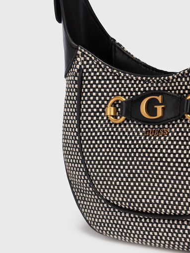IZZY hobo bag with logo element - 4