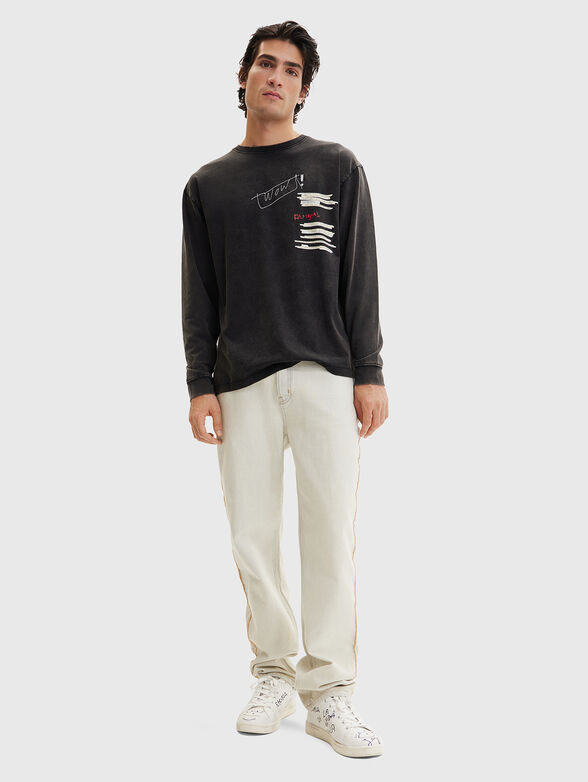 REX beige jeans - 4