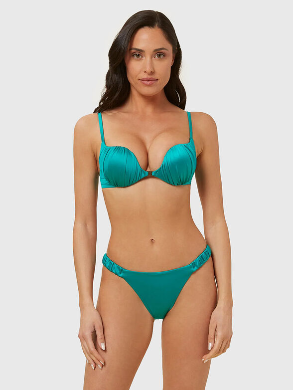 DEVA green bikini top with push-up effect - 2