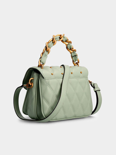 TRIANA bag with metal elements in dark gold color - 4