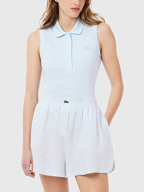 Top cu guler polo și logo - 1