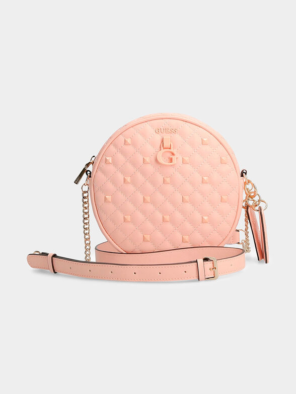 RUE ROSE black round crossbody bag with studs - 1