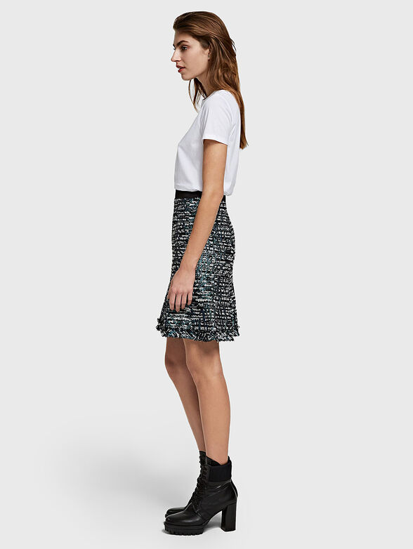 Sparkle boucle skirt - 4