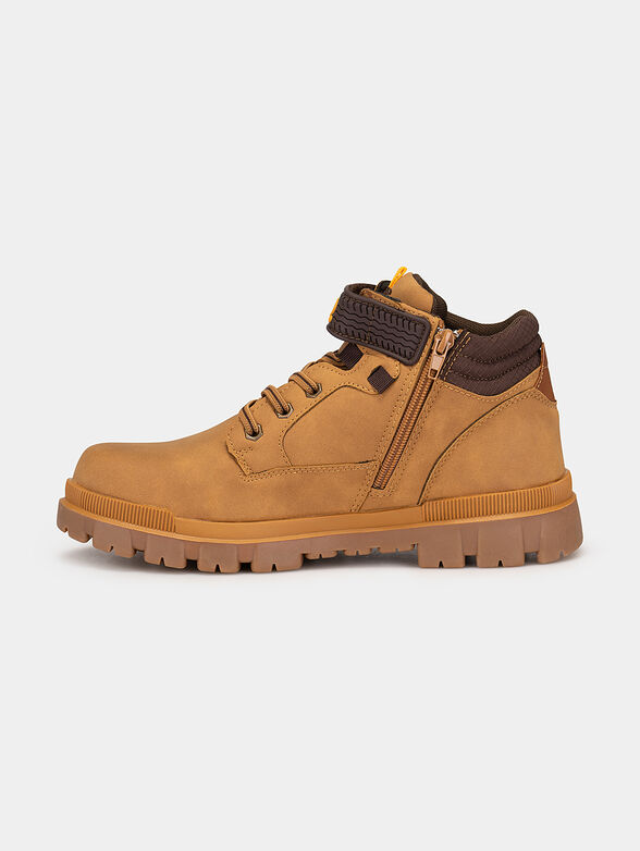 COMBAT ankle boots with logo details - 4