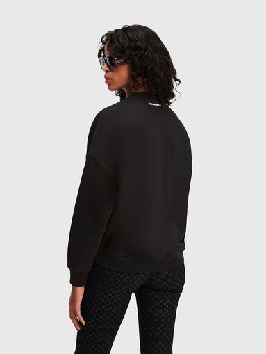 Sweatshirt with rhinestone detail - 3
