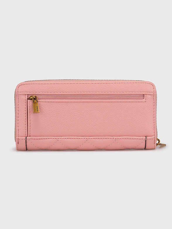 ABEY beige purse with quilted effect - 2