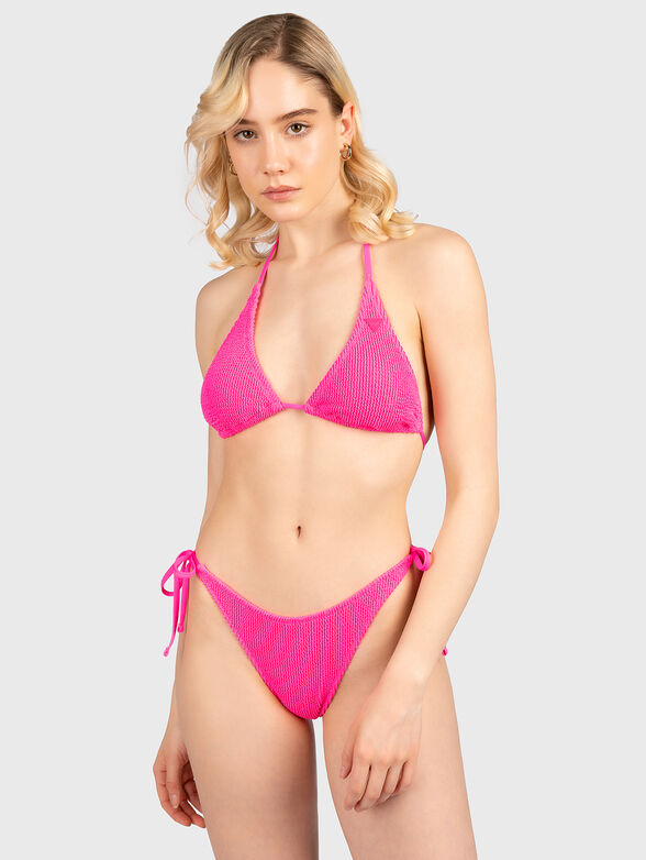 Bikini top with logo detail - 2